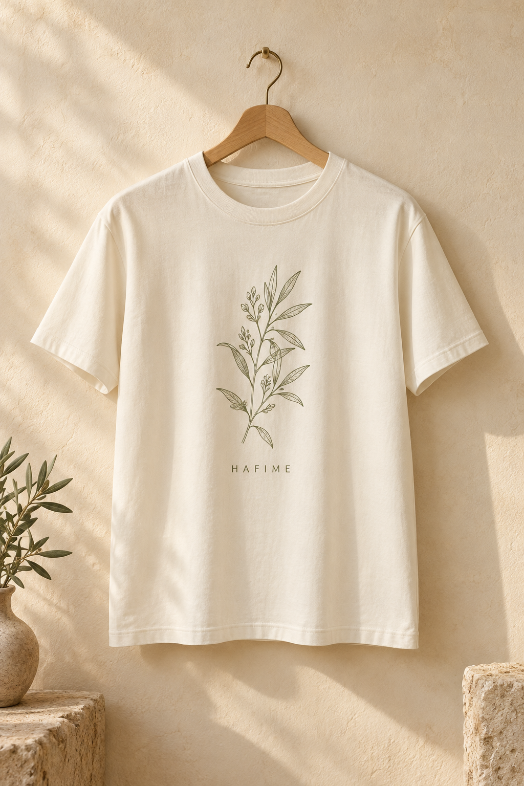 Conceito de camisa personalizada Hafime